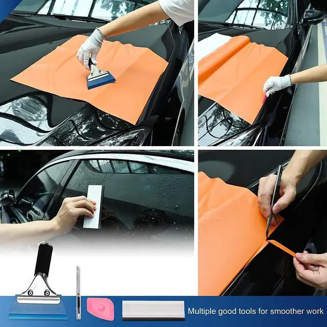 Alt view image 5 of 7 - 29 PCS Window Tint Tools Kit Car Auto Film Tinting Scraper Squeegee Installation