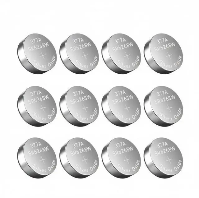 Main image of 10 x OEM SPEC 377 376 364 363 WATCH BATTERY SR626SW SR626W Silver Oxide Battery