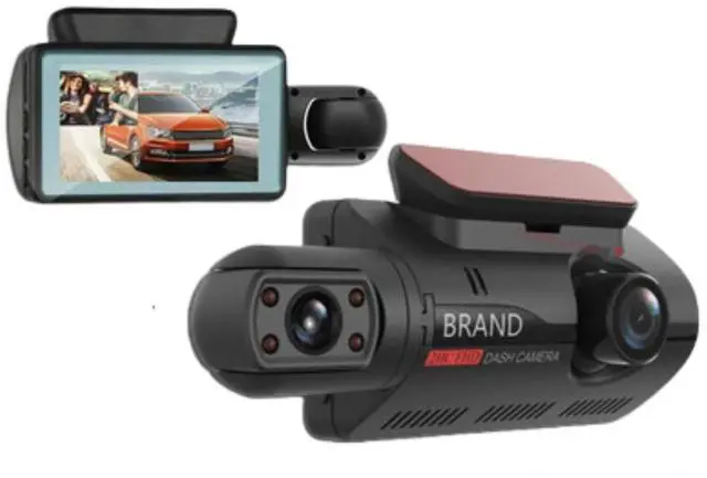 Main image of 1080P Dual Lens Car DVR Dash Cam Video Recorder G-Sensor Front And Inside Camera