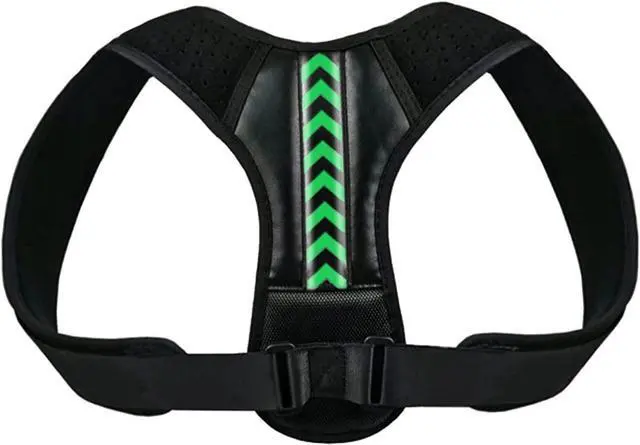 Alt view image 5 of 7 - Shoulder Support Adjustable Back Pain Support Posture Corrector Brace Belt Strap