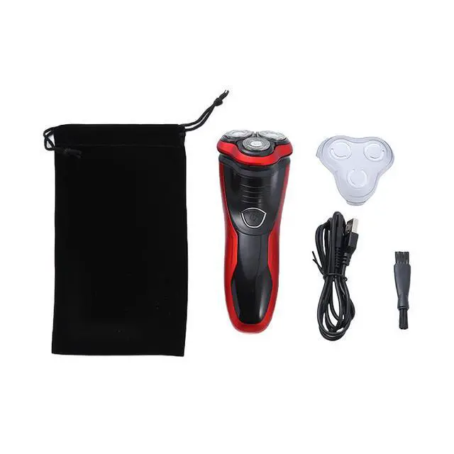 Alt view image 3 of 7 - Men's Razor Rotary Waterproof Electric Shaver Pop-Up Trimmer Wet Dry Cordless