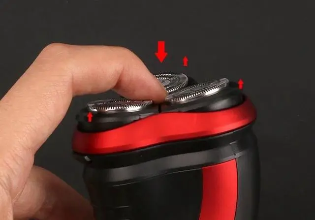 Alt view image 6 of 7 - Men's Razor Rotary Waterproof Electric Shaver Pop-Up Trimmer Wet Dry Cordless