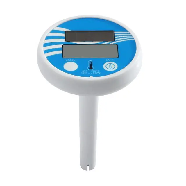 Alt view image 7 of 7 - Digital Solar Powered Outdoor Floating Waterproof Rainproof Pool SPA Thermometer