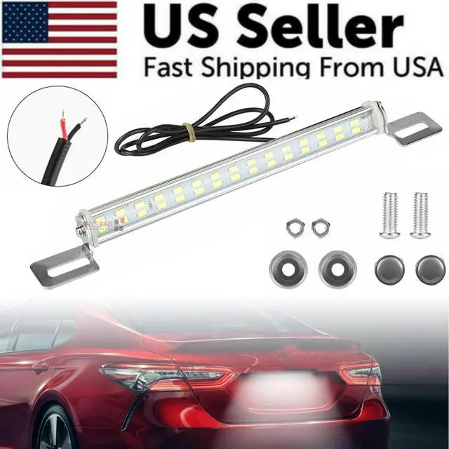 Alt view image 2 of 7 - Universal License Plate LED Back Up Light for Car SUV Truck RV 6000K Super White