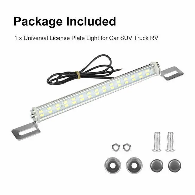 Alt view image 7 of 7 - Universal License Plate LED Back Up Light for Car SUV Truck RV 6000K Super White