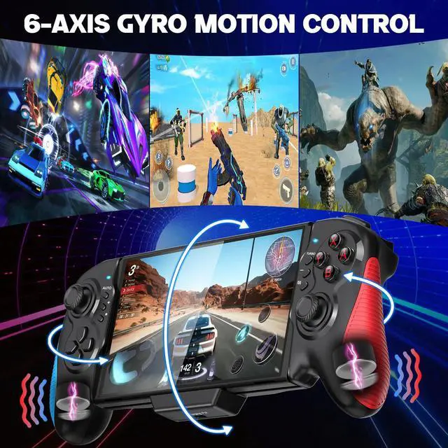 Alt view image 3 of 7 - Dual massage Handheld Controller Grip Gamepad For Nintendo Switch Joy-Con Game