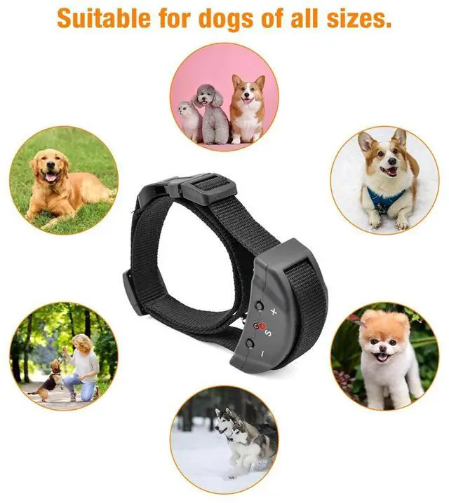 Alt view image 3 of 7 - Automatic Anti Bark Barking Dog Shock Control Collar Device Large Medium Small