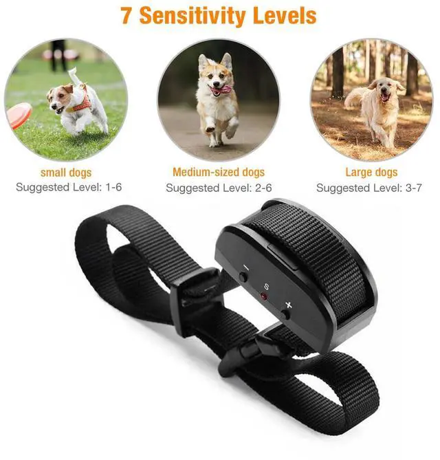 Alt view image 4 of 7 - Automatic Anti Bark Barking Dog Shock Control Collar Device Large Medium Small