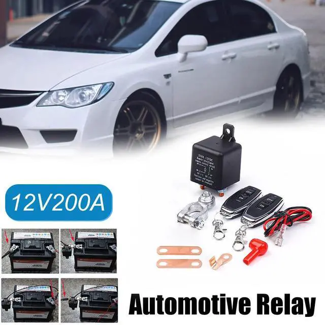 Alt view image 3 of 7 - Car Battery Disconnect Switch Remote Control Power Kill Master Isolator Cut Off