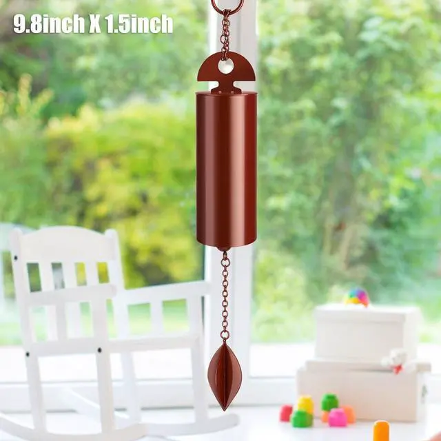 Alt view image 6 of 7 - Large Deep Resonance Serenity Metal Bell Heroic Wind Chimes Outdoor Home Decor
