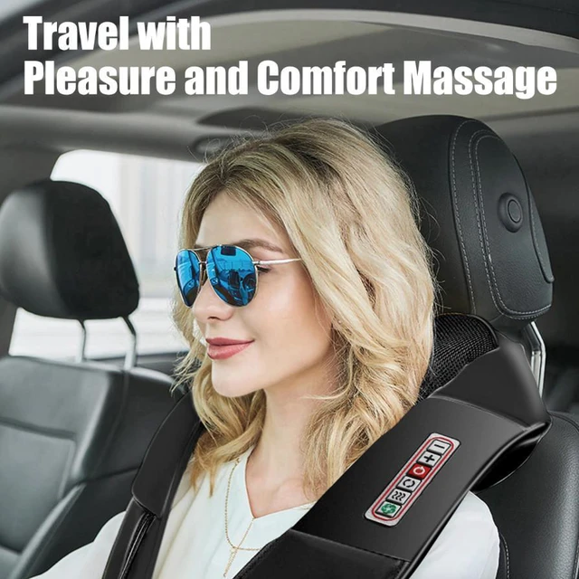 Alt view image 5 of 7 - Shiatsu Back Neck and Shoulder Massager with Heat Deep Tissue 3D Kneading Pillow