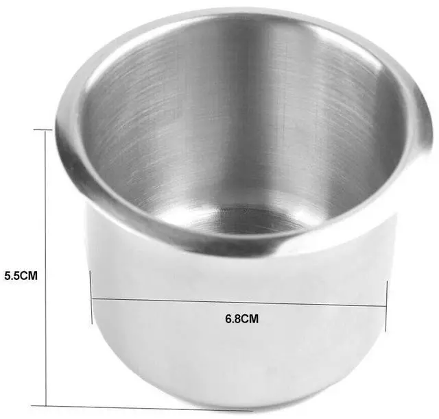 Alt view image 4 of 7 - Universal Stainless Steel Cup Drink Holders for Car Boat Truck Marine Camper RV