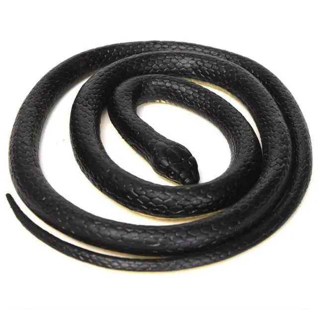 Alt view image 6 of 7 - Fake Realistic Snake Lifelike Real Scary Rubber Toy Prank Party Joke For Garden