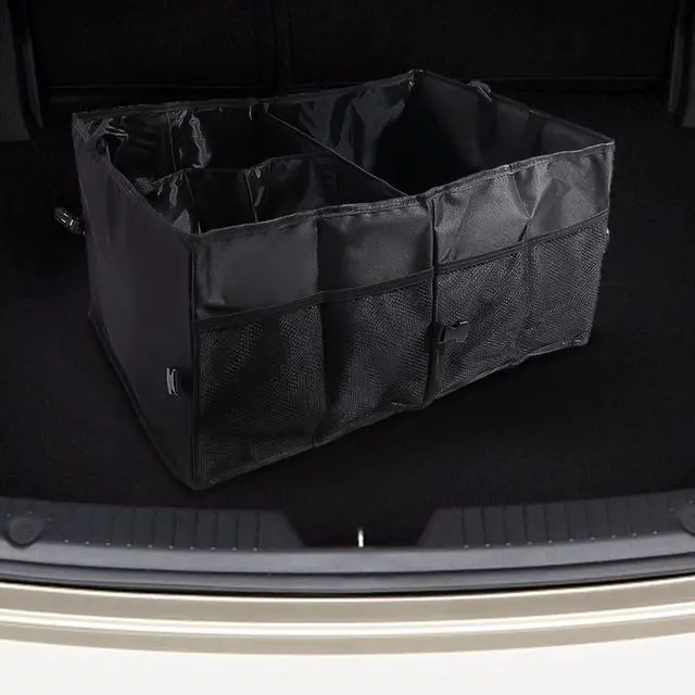 Alt view image 7 of 7 - Trunk Cargo Organizer Folding Storage Collapse Bag Bin For Car Truck SUV 40L US