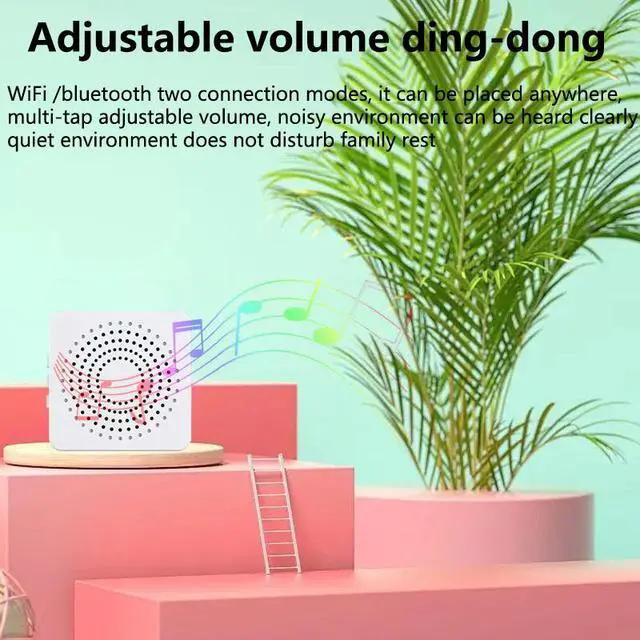 Alt view image 7 of 7 - Wireless Security Smart WiFi Doorbell Intercom Video Camera Door Ring Bell Chime