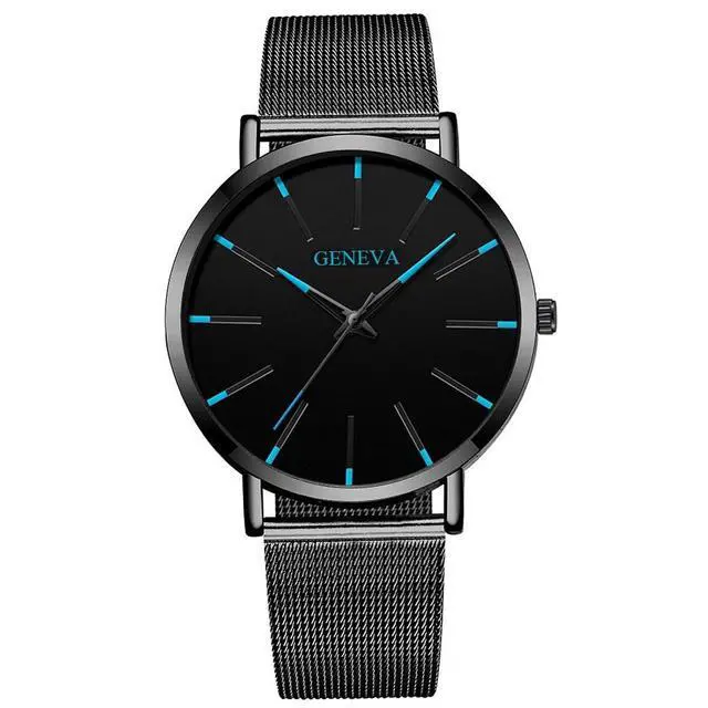 Alt view image 4 of 7 - Waterproof Men's Watch Stainless Steel Quartz Luminous Classic Watches Business