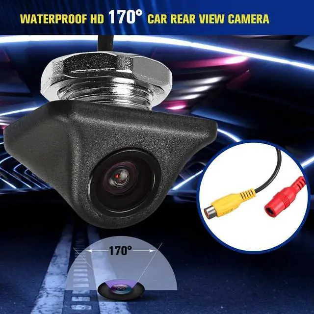 Alt view image 3 of 7 - Car Rear View Reverse Camera Parking Backup Cam HD Night Vision Waterproof 170°