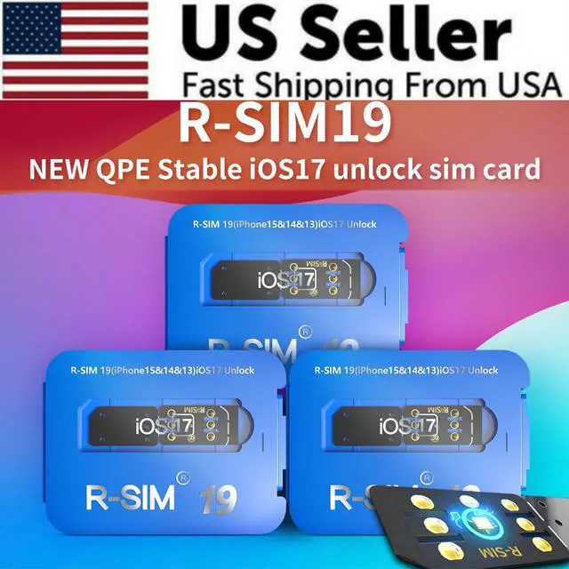 Alt view image 2 of 7 - R-SIM19 NEW QPE Stable Unlock SIM Card For iPhone 15 Plus 14 13 Pro Max 12 IOS17