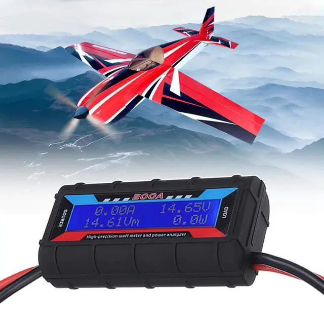 Alt view image 5 of 7 - 200A DC Digital Monitor LCD Volt Amp Meter Analyzer For RC Battery Solar Power