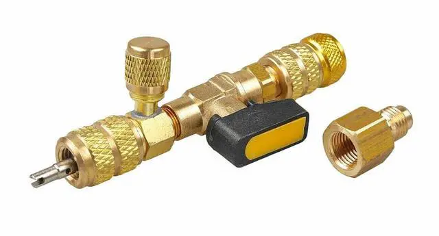 Main image of HVAC Tool AC Schrader Valve Core Remover Dual Size 1/4 and 5/16 Port Installer