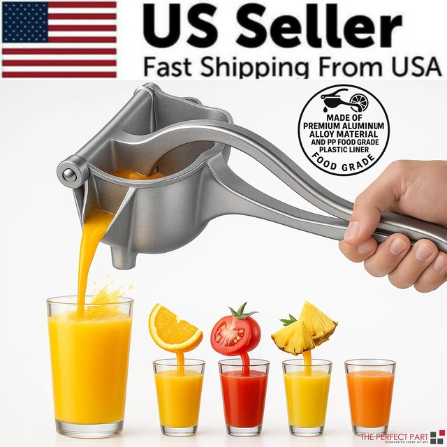 Alt view image 2 of 7 - Heavy Duty Metal Manual Juicer Fruit Juice Squeezer For Pressing Lemons Oranges