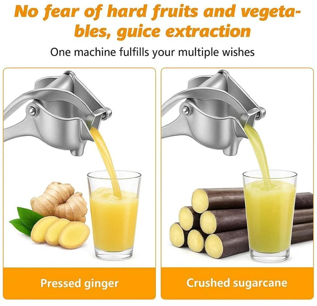 Alt view image 5 of 7 - Heavy Duty Metal Manual Juicer Fruit Juice Squeezer For Pressing Lemons Oranges
