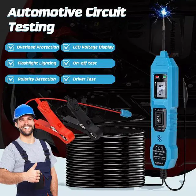 Alt view image 3 of 7 - 3.5-36V Digital Automotive Car Power Circuit Electrical Tester Probe Test Light