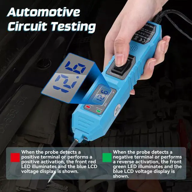Alt view image 4 of 7 - 3.5-36V Digital Automotive Car Power Circuit Electrical Tester Probe Test Light