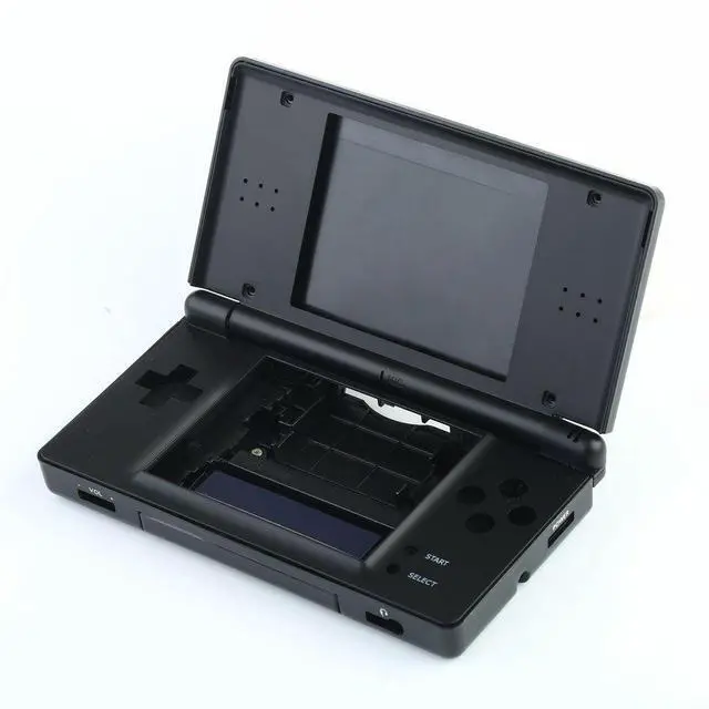 Alt view image 5 of 7 - Full Replacement Housing Shell Screen Lens Black For OEM Nintendo DS Lite NDSL