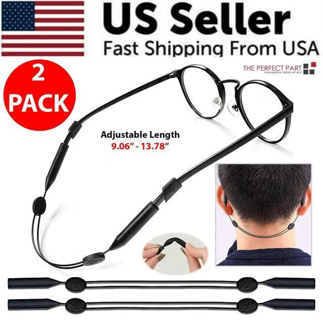 Alt view image 2 of 7 - 2x Glasses Strap Neck Cord Sports Eyeglasses Band Sunglasses Rope String Holder