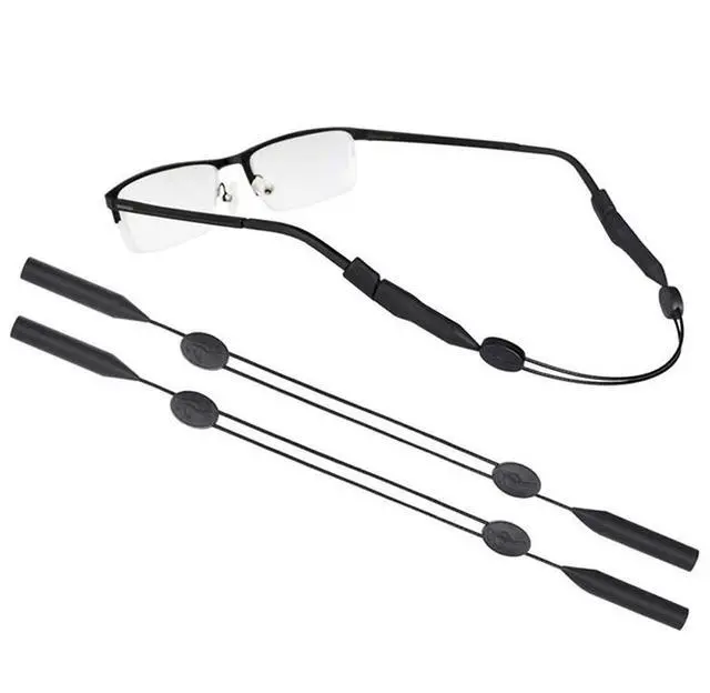 Alt view image 3 of 7 - 2x Glasses Strap Neck Cord Sports Eyeglasses Band Sunglasses Rope String Holder