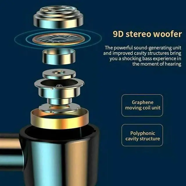 Alt view image 5 of 7 - Wireless Bluetooth 5.0 Earpiece Headset Driving Trucker Earbuds Noise Cancelling