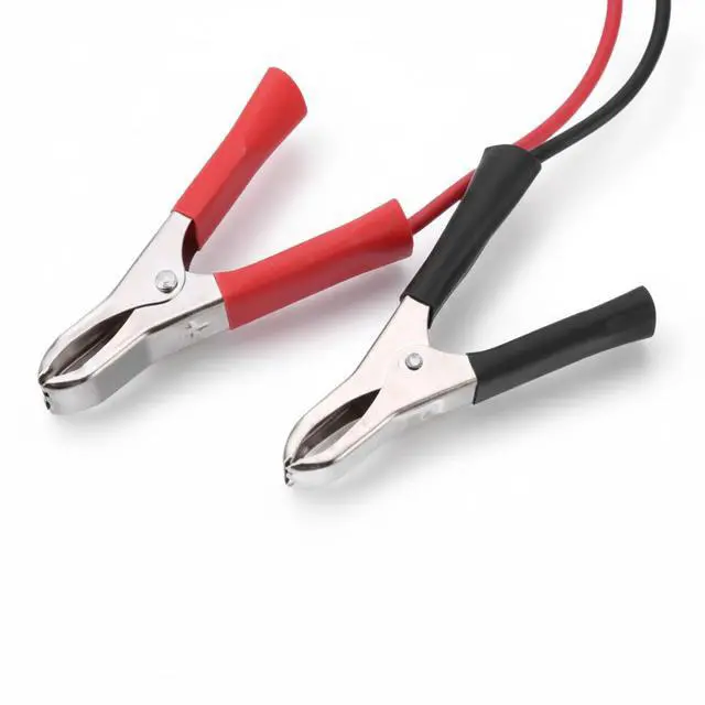 Main image of 2PCS Car Battery Alligator Clamp Clip Cigarette Lighter Power Adapter Socket 12V