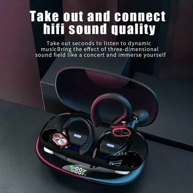 Alt view image 5 of 7 - Bluetooth Headset 5.1 True Wireless Earphones Earbuds Headphones HiFi Sport TWS