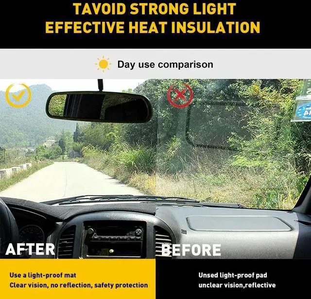 Alt view image 7 of 7 - For Toyota Camry 2007-2011 US DashMat Dash Cover Dashboard Mat Car Interior Pad