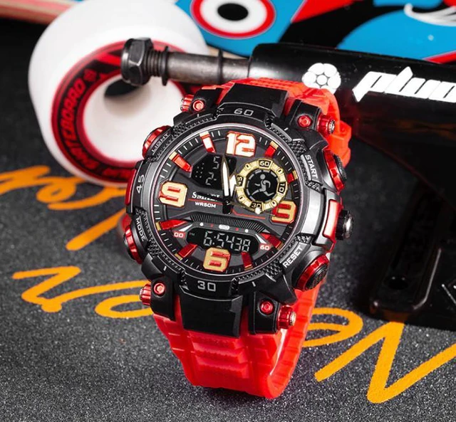 Alt view image 3 of 7 - Military Men Watch Fashion Sport Outdoor G Wristwatch Male Digital Stopwatch