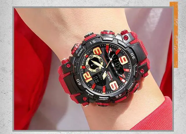 Alt view image 4 of 7 - Military Men Watch Fashion Sport Outdoor G Wristwatch Male Digital Stopwatch
