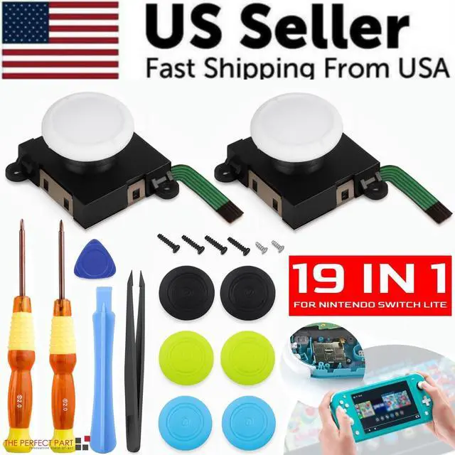 Alt view image 2 of 7 - For Nintendo Switch Lite 19in1 Analog Joystick Replacement Repair Tool Kit Set