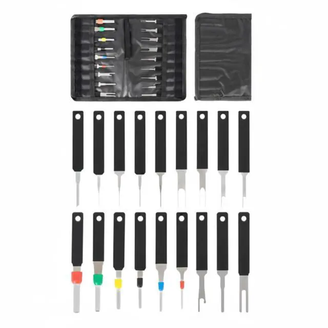 Main image of 18Pcs Heavy Duty Thick Car Terminal Removal Kit Wire Connector Pin Release Tool