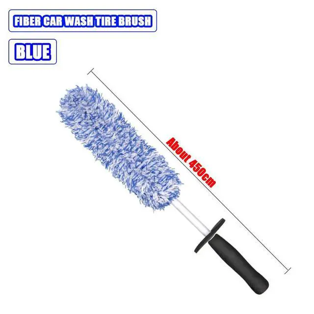 Alt view image 7 of 7 - Car Alloy Wheel Cleaning Brush Tool Tire Washing Clean Soft Bristle Cleaner US