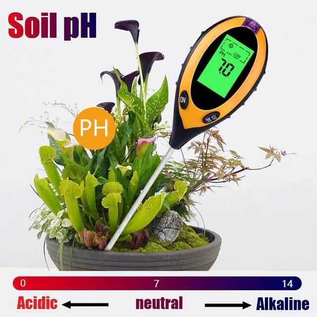 Alt view image 3 of 7 - 4 In 1 LCD Digital Soil Tester PH Water Moisture Temperature Sunlight Plant Test