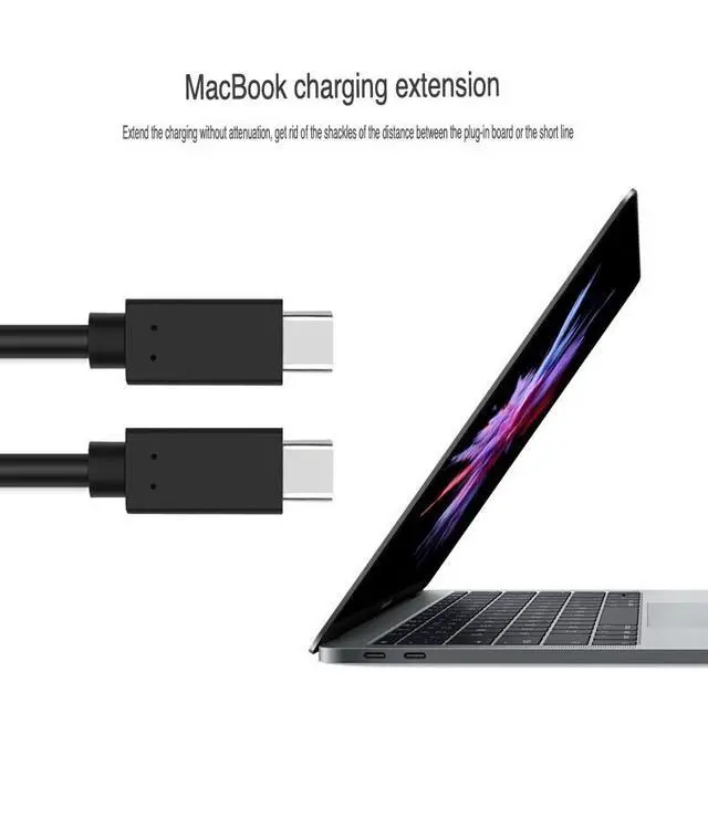 Alt view image 4 of 7 - 3 Pack 6FT USB-C to USB-C Cable Fast Charge Type C Charging Cord Rapid Charger