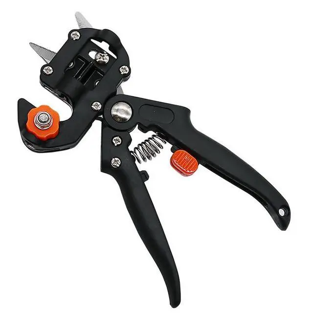 Alt view image 3 of 7 - Garden Tree Grafting Knife Pruning Pruner Shears Snip Scissors Cutting Tool Kit