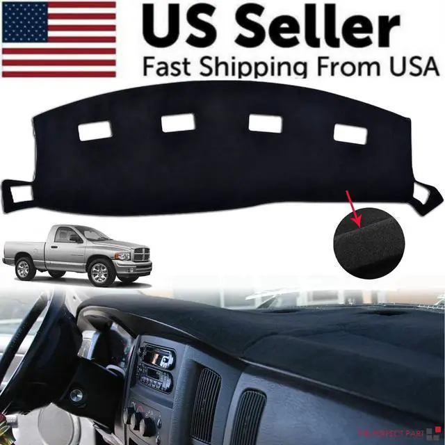 Alt view image 2 of 7 - For Dodge Ram 1500 2500 3500 2002-2005 Dash-Mat Dashboard Mat Dash Cover Carpet