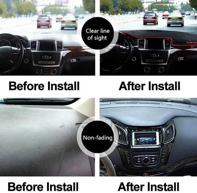 Alt view image 3 of 7 - For Dodge Ram 1500 2500 3500 2002-2005 Dash-Mat Dashboard Mat Dash Cover Carpet
