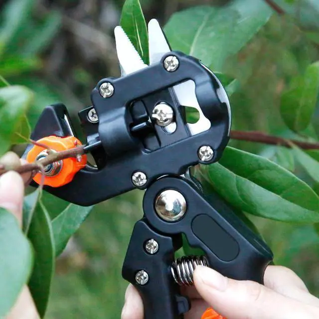 Alt view image 7 of 7 - Garden Tree Grafting Knife Pruning Pruner Shears Snip Scissors Cutting Tool Kit