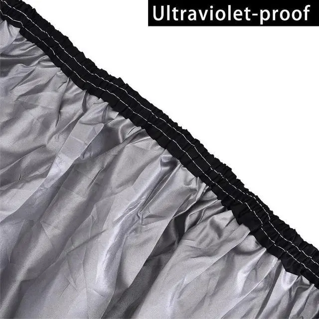 Alt view image 5 of 7 - Waterproof Golf Cart Cover Zipper 4 Passenger EZ GO Club Car Yamaha Elastic Hem