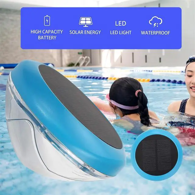 Alt view image 6 of 7 - Solar LED RGB Light Outdoor Garden Pond Swimming Pool Floating Waterproof Lamps