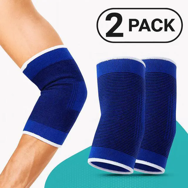 Alt view image 5 of 7 - Elbow Elastic Compression Sleeve Elbow Brace Tennis Arthritis Bursitis Relief
