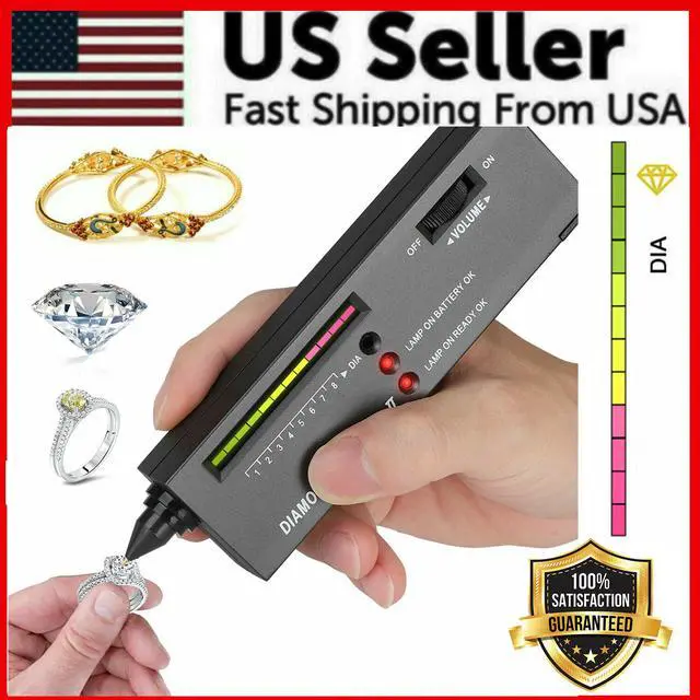 Alt view image 2 of 7 - Portable Diamond Tester Selector Illuminated Jewelry Gemstone Testing Tool Kit